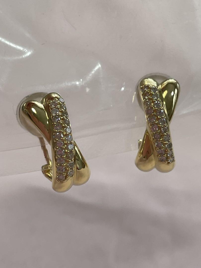 K１８YＧダイヤモンドピアス|イヤリング 0.50ct