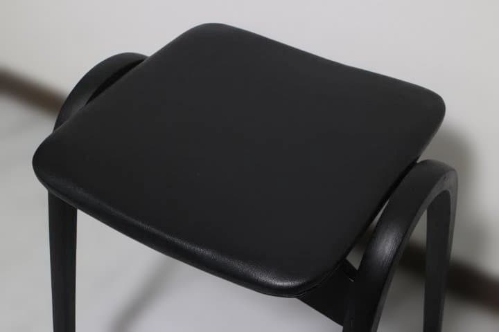 美品 秋田木工 スタッキング スツール チェア 椅子 曲木 ②