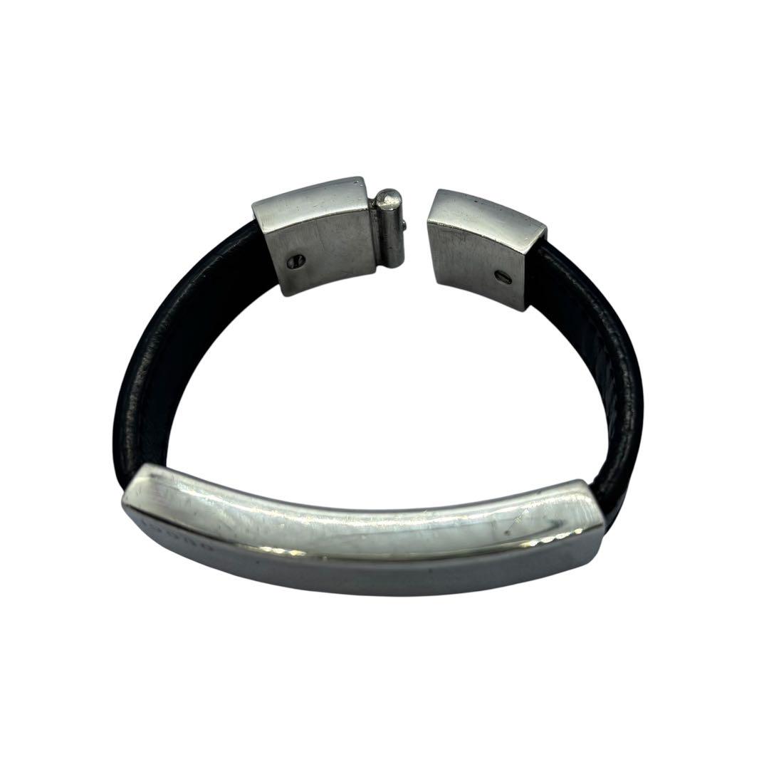 【送料0円】 GUCCI ブレスレット メルカリ - グッチ シルバー レザー バングル アクセサリー