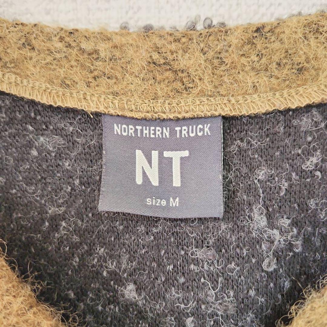 NORTHERN TRUCK】（M）チュニック丈ニットセーター/体型カバー