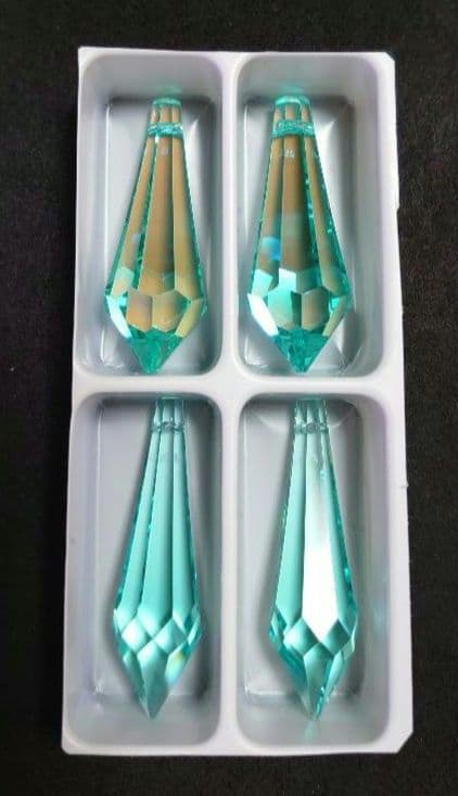 限定2‼️ スワロフスキー 8621/8611 アンティークグリーン4ヶセット