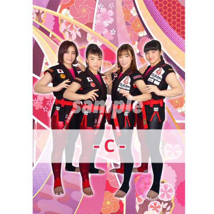 【3枚セット】Team DATE武術四姉妹キーホルダー&ポートレート