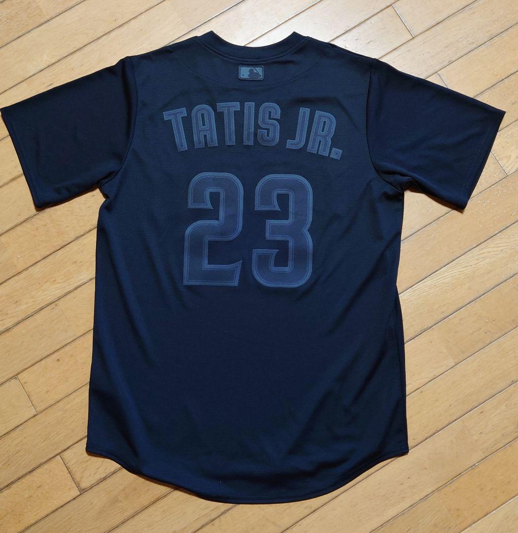 MLB パドレス タティス Jr. ユニフォーム Tシャツ ブラック Ｍ