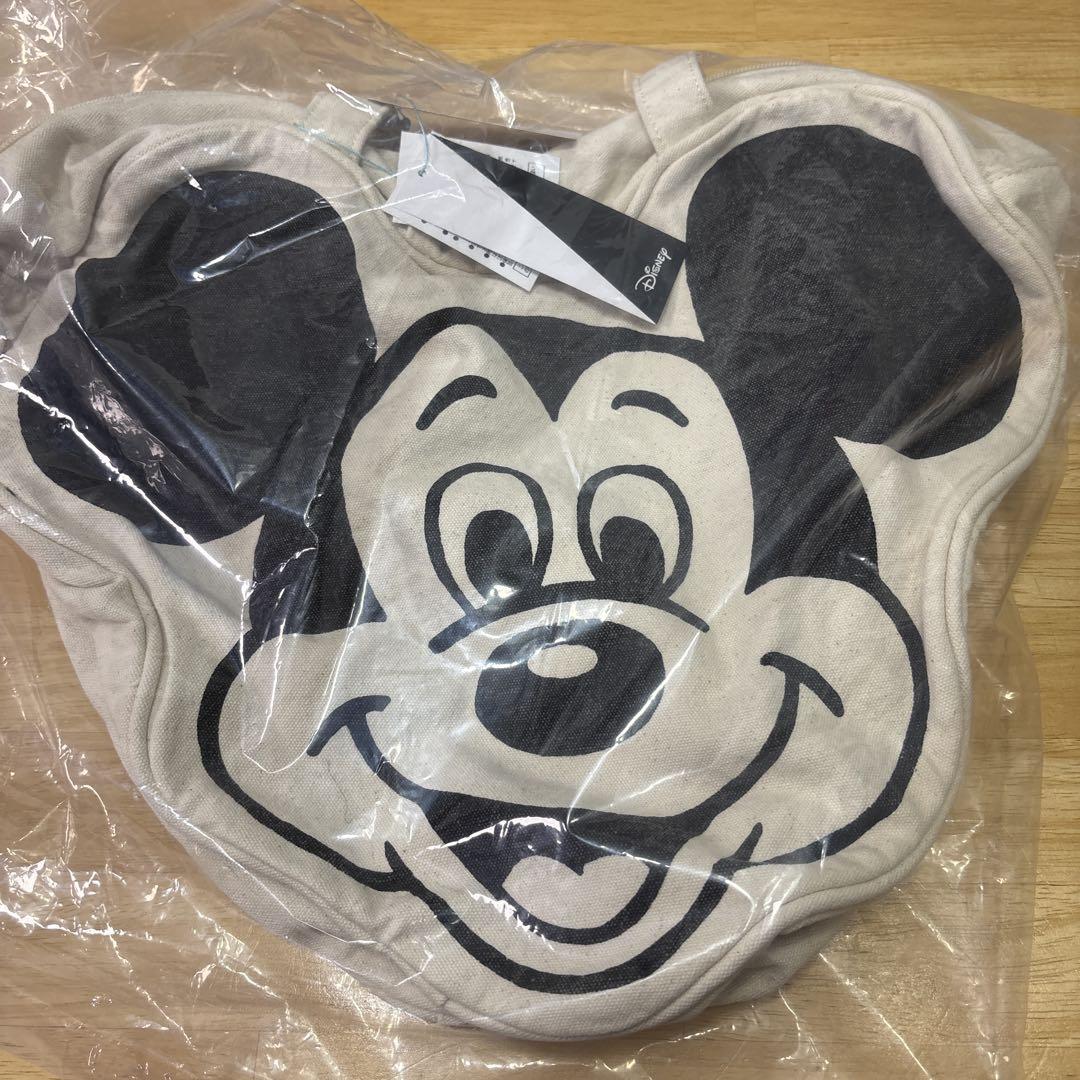 新品未使用 wcj Disney ミッキーマウス トートバッグ アイボリー