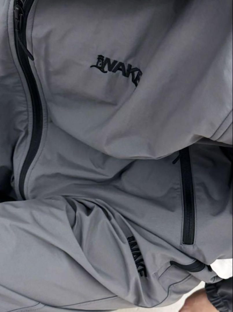ジャケット・アウター WAKE Sapporo 3LAYER Zipup Nylon Jacket Generic Men Hip Hop Streetwear Coat Zipper Up Jacket