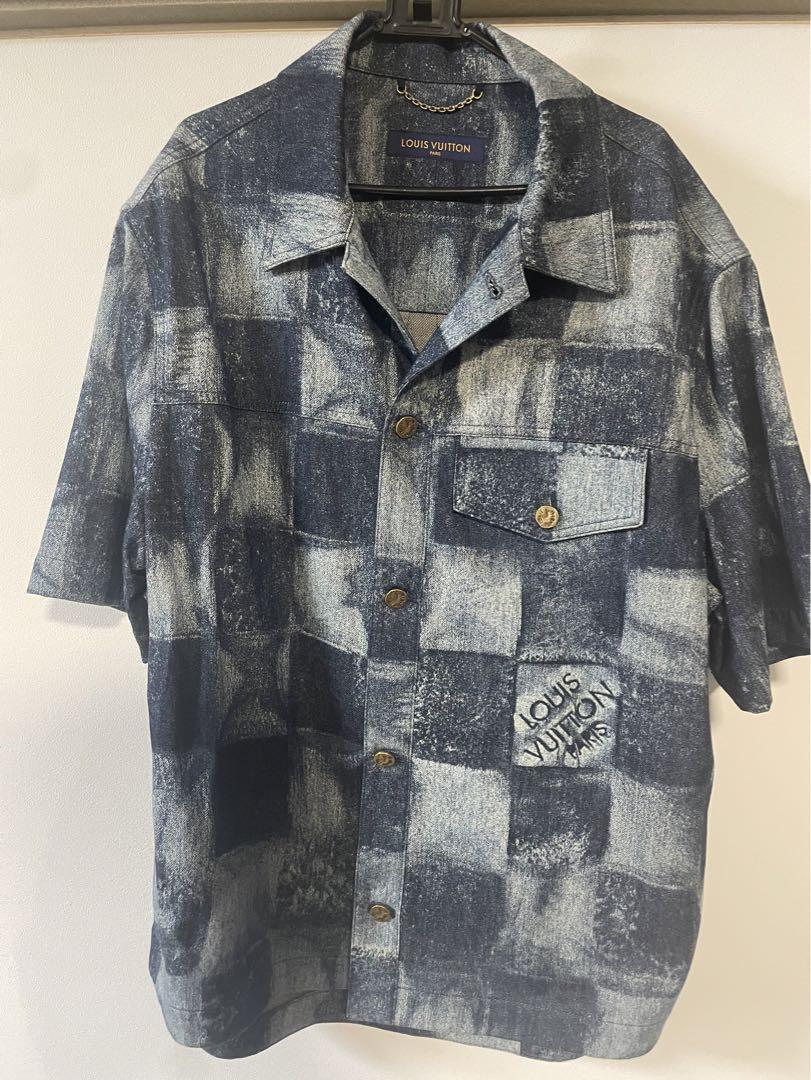 【正規品】LOUIS VUITTON ダミエ柄シャツ XL