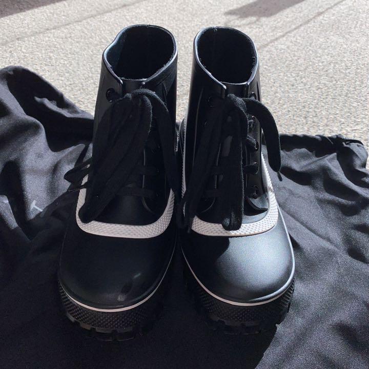 GIVENCHY　レースアップシューズ GIVENCHY - 美品 GIVENCHY ジバンシィ レザー スクエアトゥ