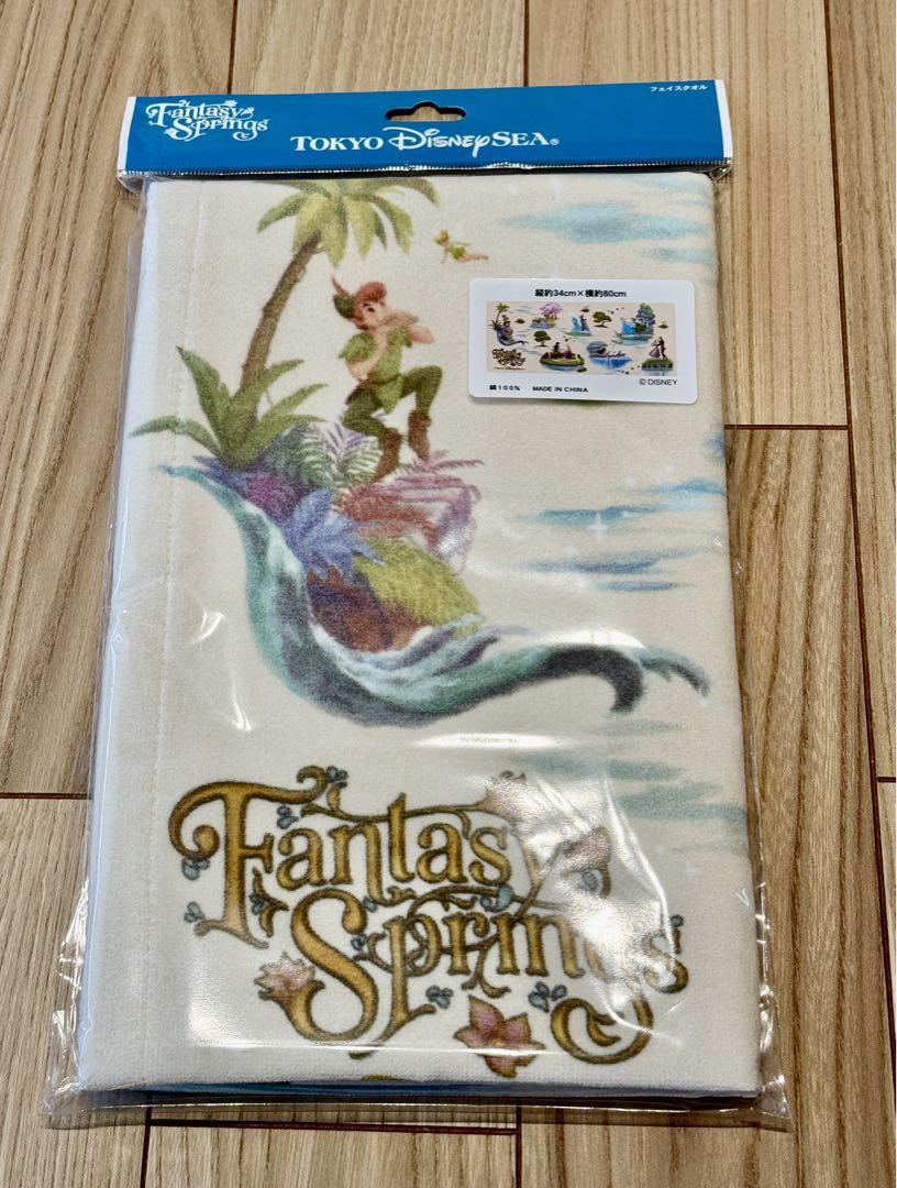 ディズニー ファンタジースプリングス グッズ フェイスタオル