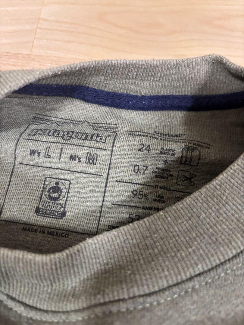 patagonia オリーブグリーン スウェット Lサイズ