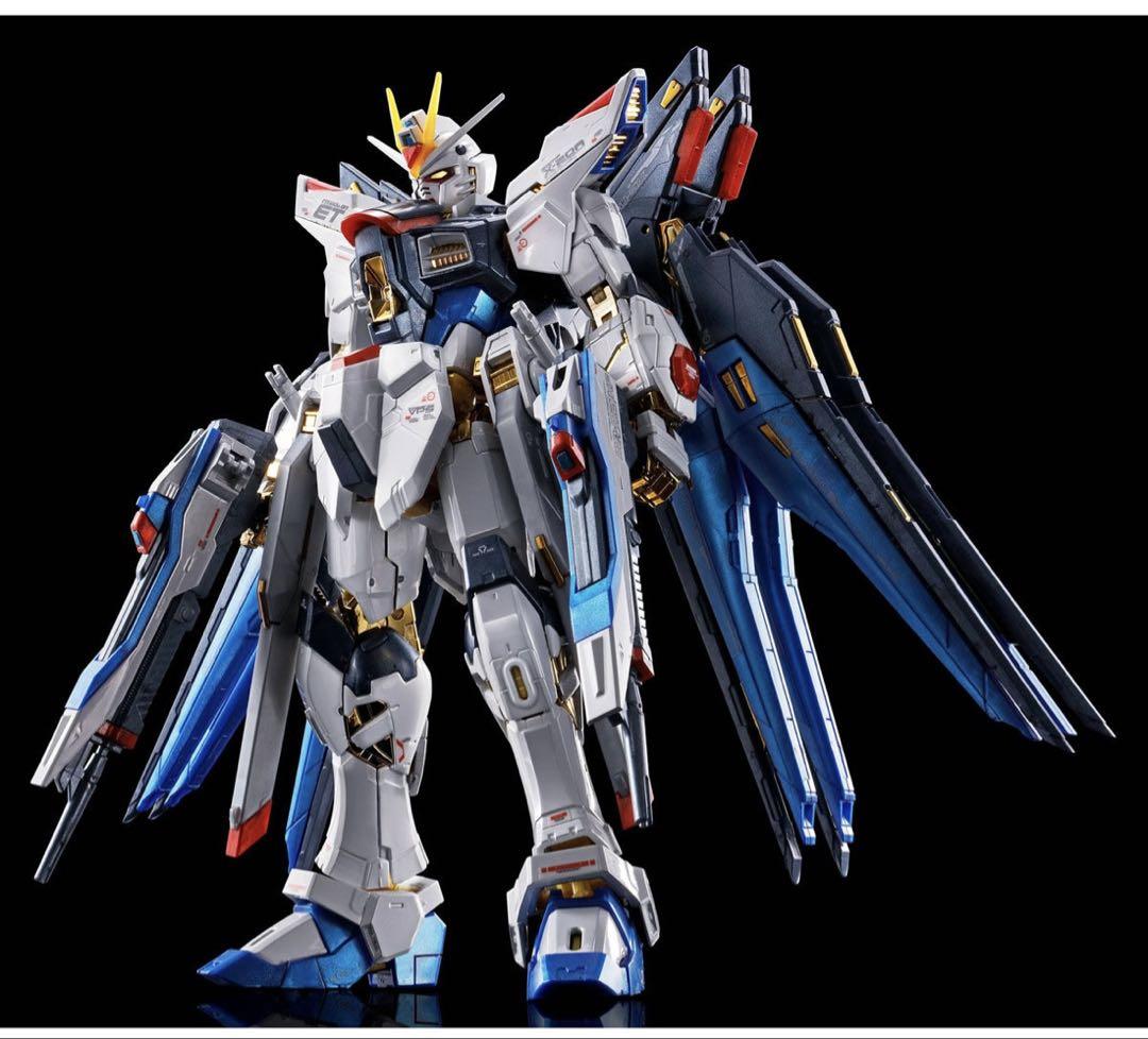 RG ストライクフリーダムガンダム(チタニウムフィニッシュ)& 天空の翼