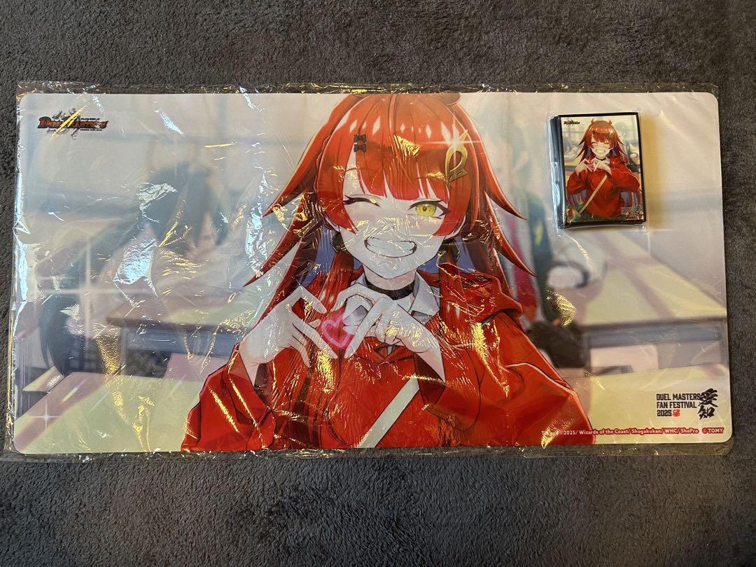 デュエルマスターズ　真久間メガ　プレイマット　スリーブ