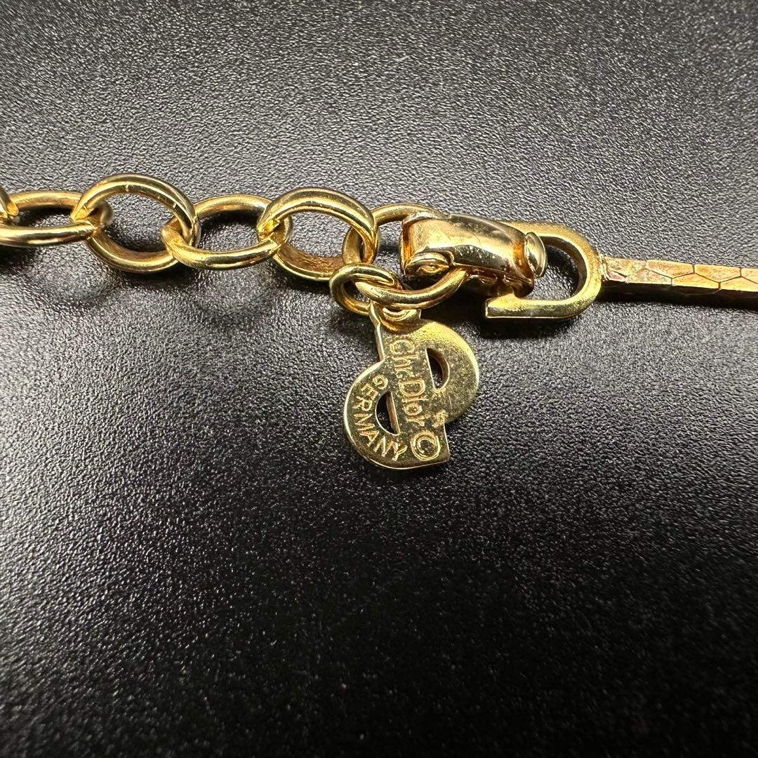 極美品✨　Dior　ネックレス　CD ロゴ　サークルロゴ　希少　刻印　606 極美品✨ Dior ネックレス CD サークルロゴ 希少 50cm - メルカリ
