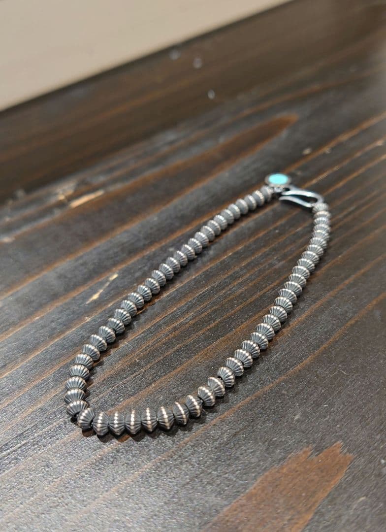 廃盤 SAAD サード シルバー ビーズ ブレスレット STERLING 廃盤 SAAD サード シルバー ビーズ ブレスレット STERLING