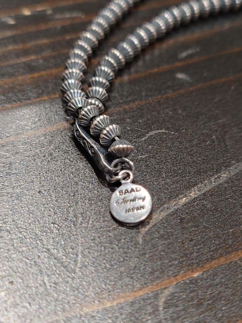 廃盤 SAAD サード シルバー ビーズ ブレスレット STERLING 廃盤 SAAD サード シルバー ビーズ ブレスレット STERLING