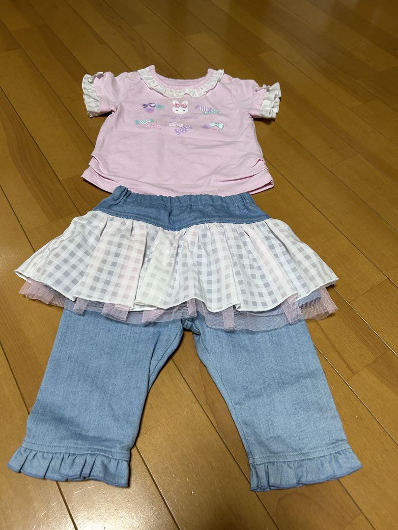 女の子 80サイズ 夏服 半袖 メゾピアノ