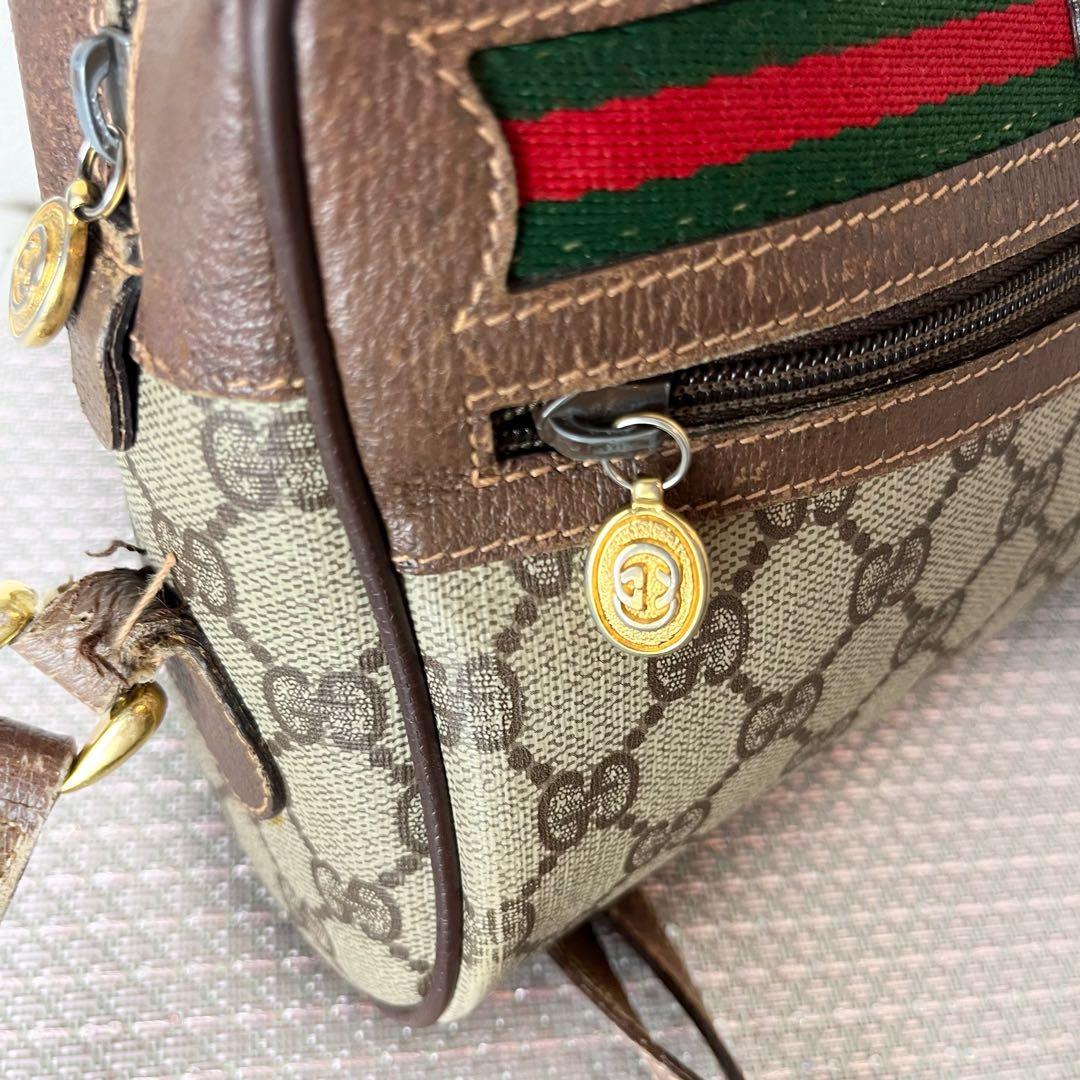 7 グッチ ショルダーバッグ GG シェリー インターロッキング レザー