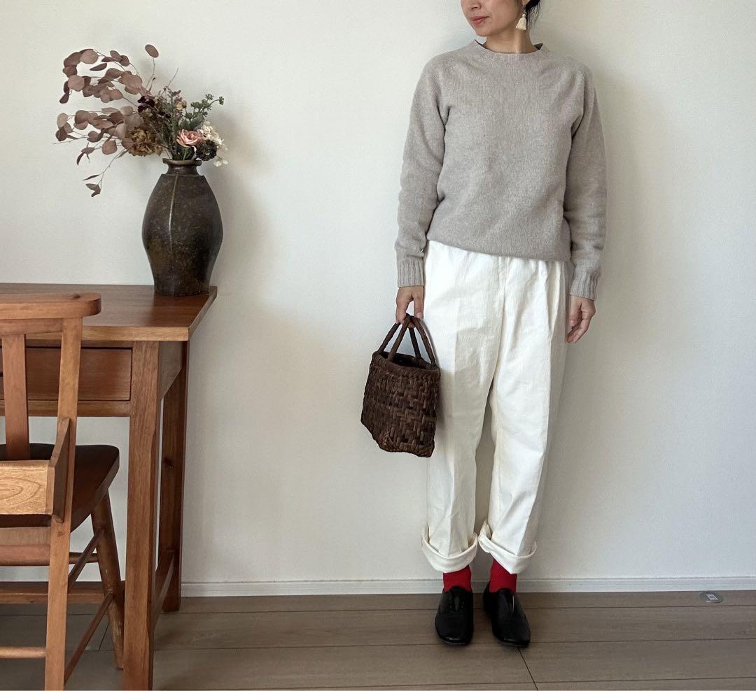 【海外配送可】【送料無料】 国産コットンコーデュロイ 服作り40年の田舎町 ストレートパンツ パンツ