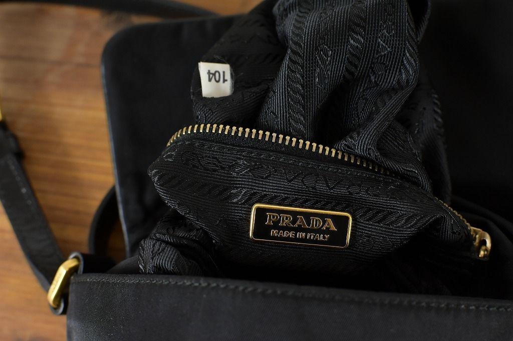 高級 PRADA プラダ ミニ コンパクト 斜めがけ サコッシュ ショルダー