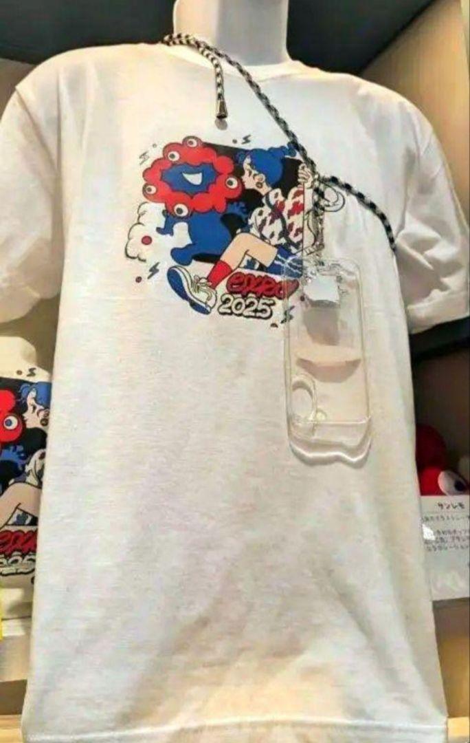 大阪関西万博　サンレモ　ミャクミャク　コラボ　Tシャツ　ホワイト　Mサイズ