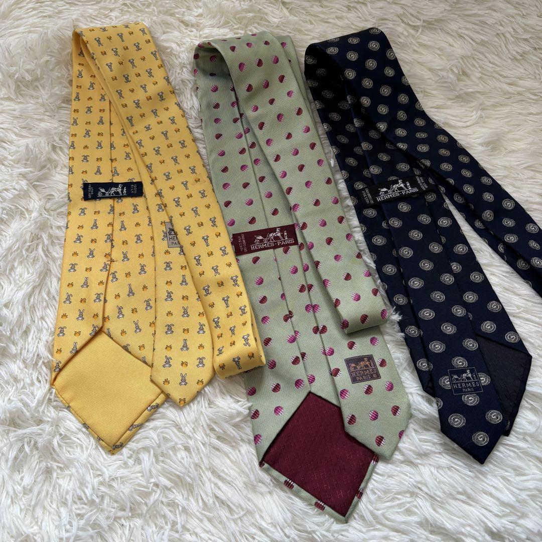 エルメスHERMES ネクタイ3本セット