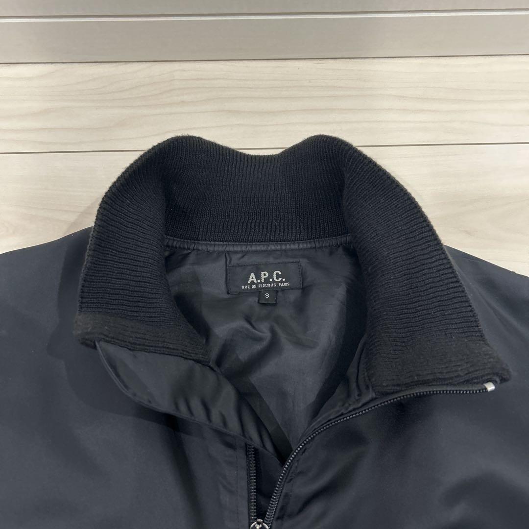 初期 A.P.C. ボンバージャケット MA-1 ナイロンジャケット 3