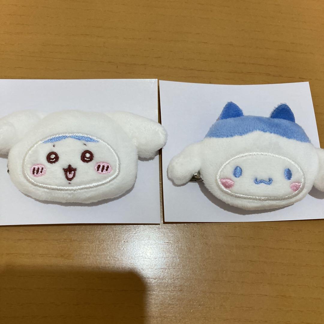 ちいかわ×サンリオ シークレットヘアクリップ シナモン×ハチワレ