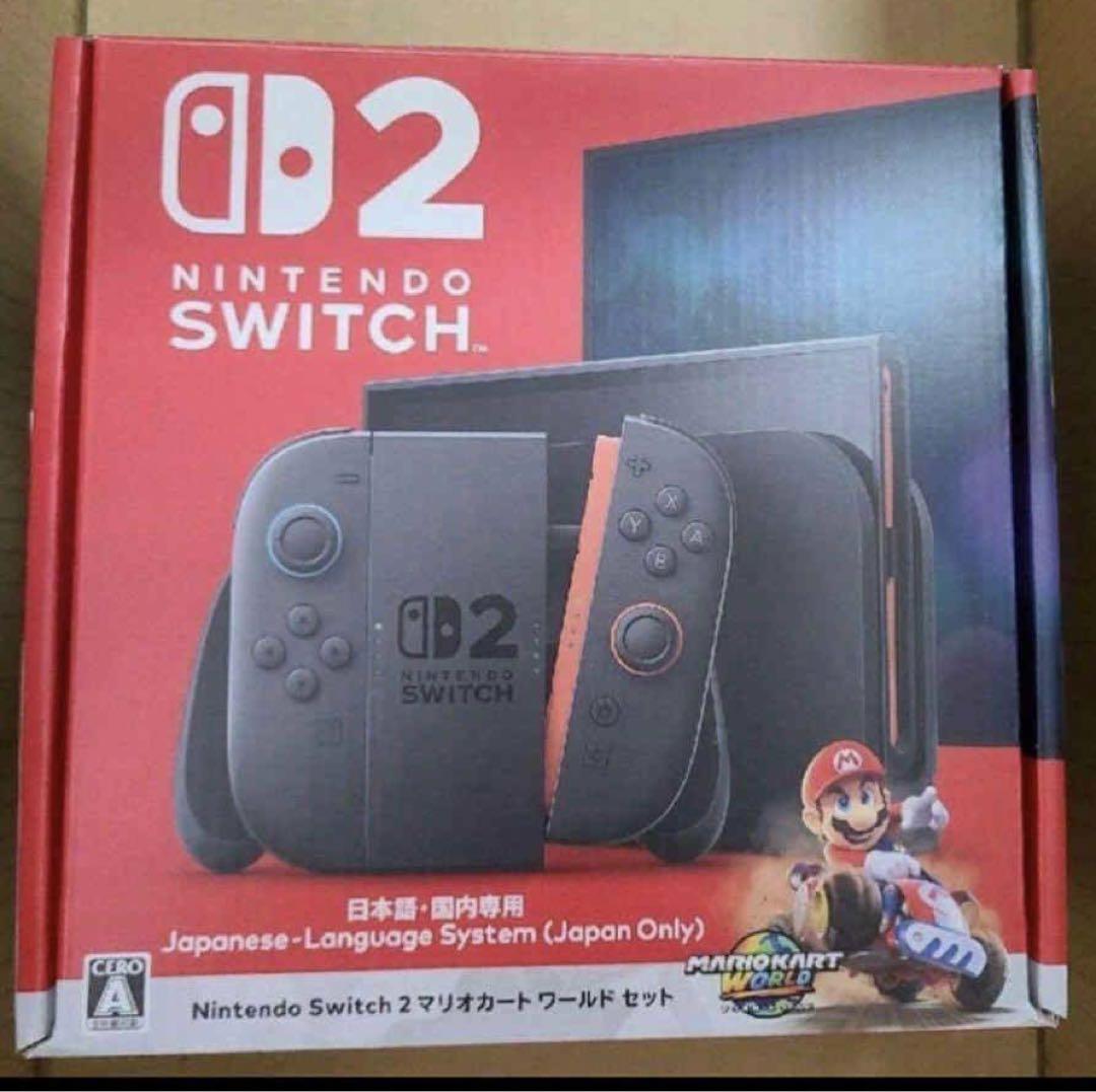 箱に傷有り 納品書付 未開封 ニンテンドースイッチ2 本体 マリオカートワールド 箱に傷有り 納品書付 未開封 ニンテンドースイッチ2 本体 マリオ