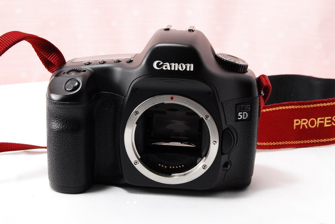 〓憧れフルサイズ〓キヤノン Canon EOS 5D ボディ プロストラップ付