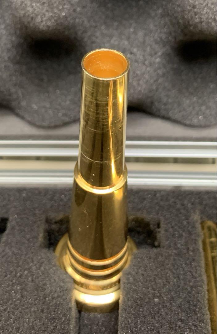 女の子向けプレゼント集結 BEST BRASS TP-3C改 トランペット マウスピース 金メッキ 管楽器・吹奏楽器