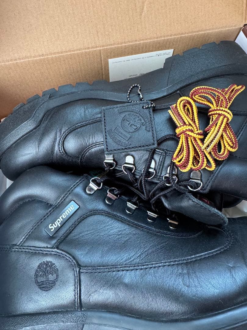 Supreme ブラック ワークブーツ Supreme ブラック ワークブーツ