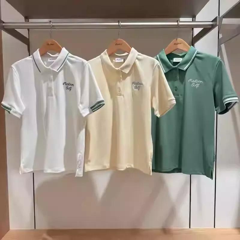 Malbon Golf ポロシャツ グリーン Sサイズ⛳2025新作✨刺繍美品