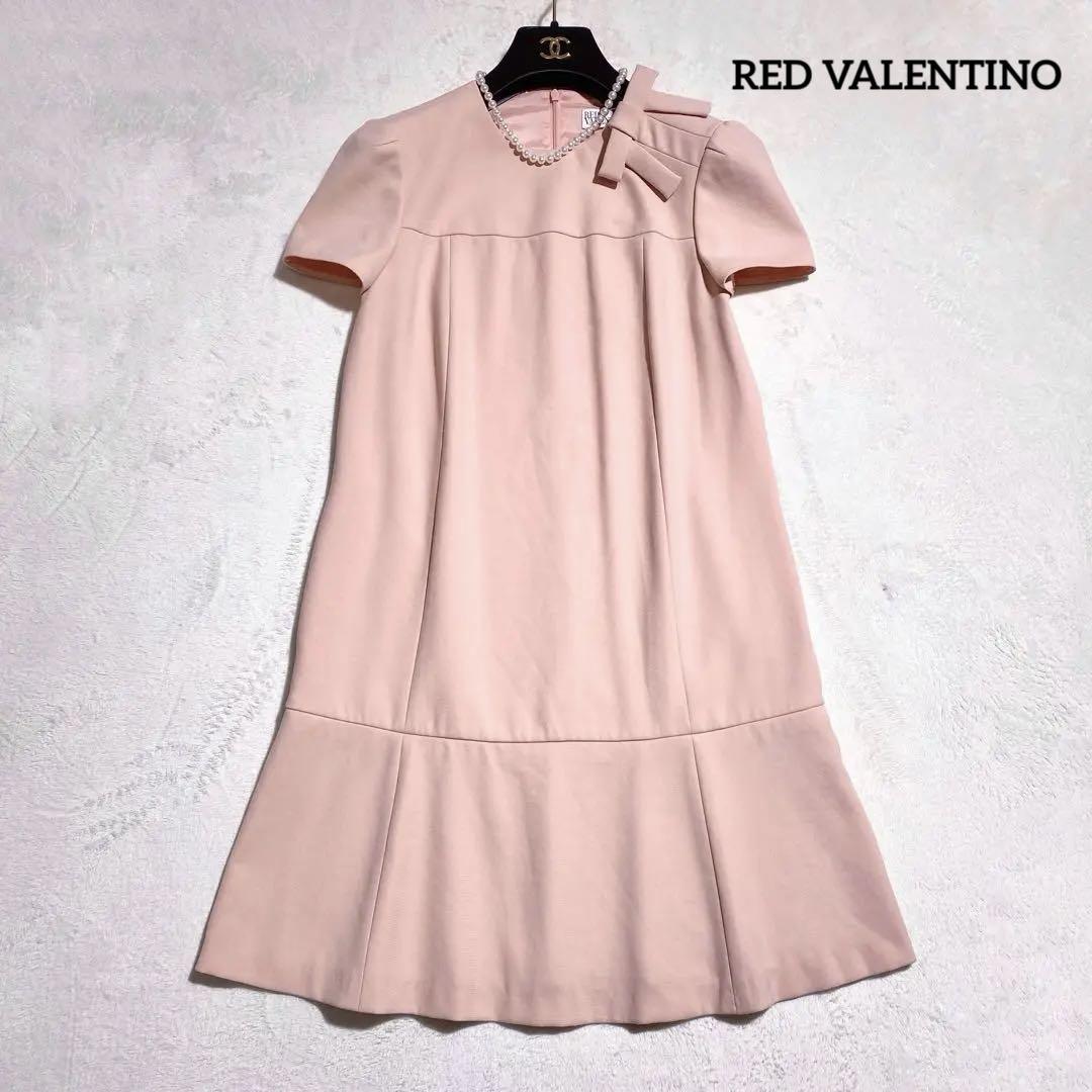 RED VALENTINO ひざ丈ワンピース ピンク
