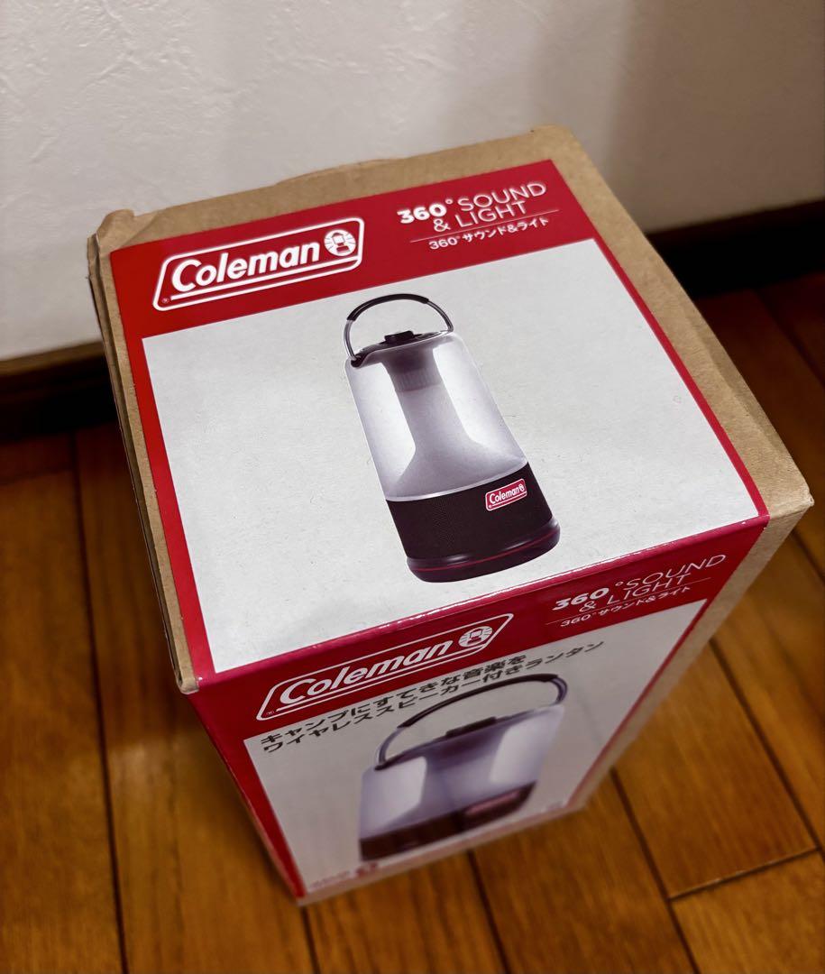 Coleman LEDランタン 360° サウンド&ライト スピーカー