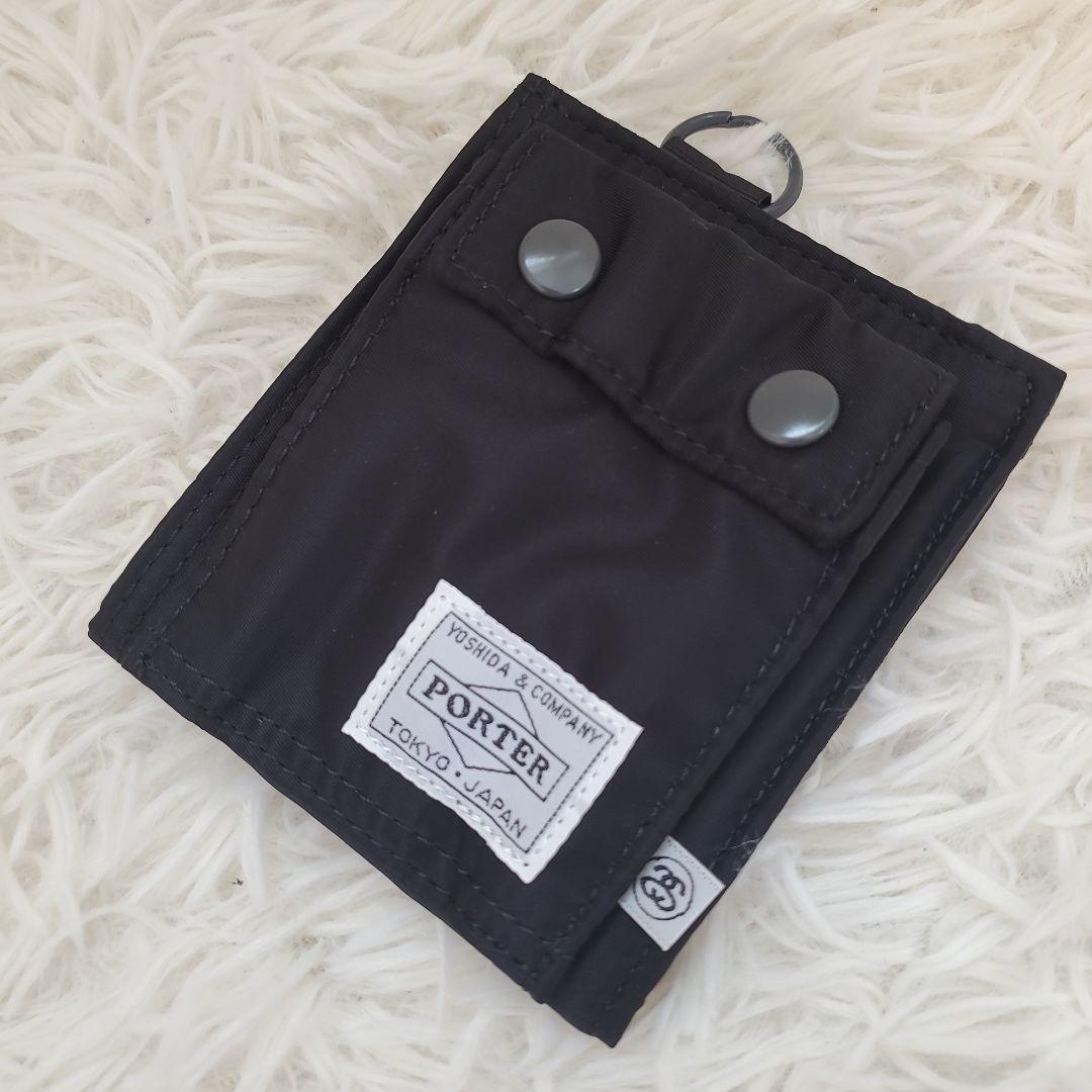 ⭐未使用級⭐PORTER×STUSSY コラボ タンカー ブラック 財布