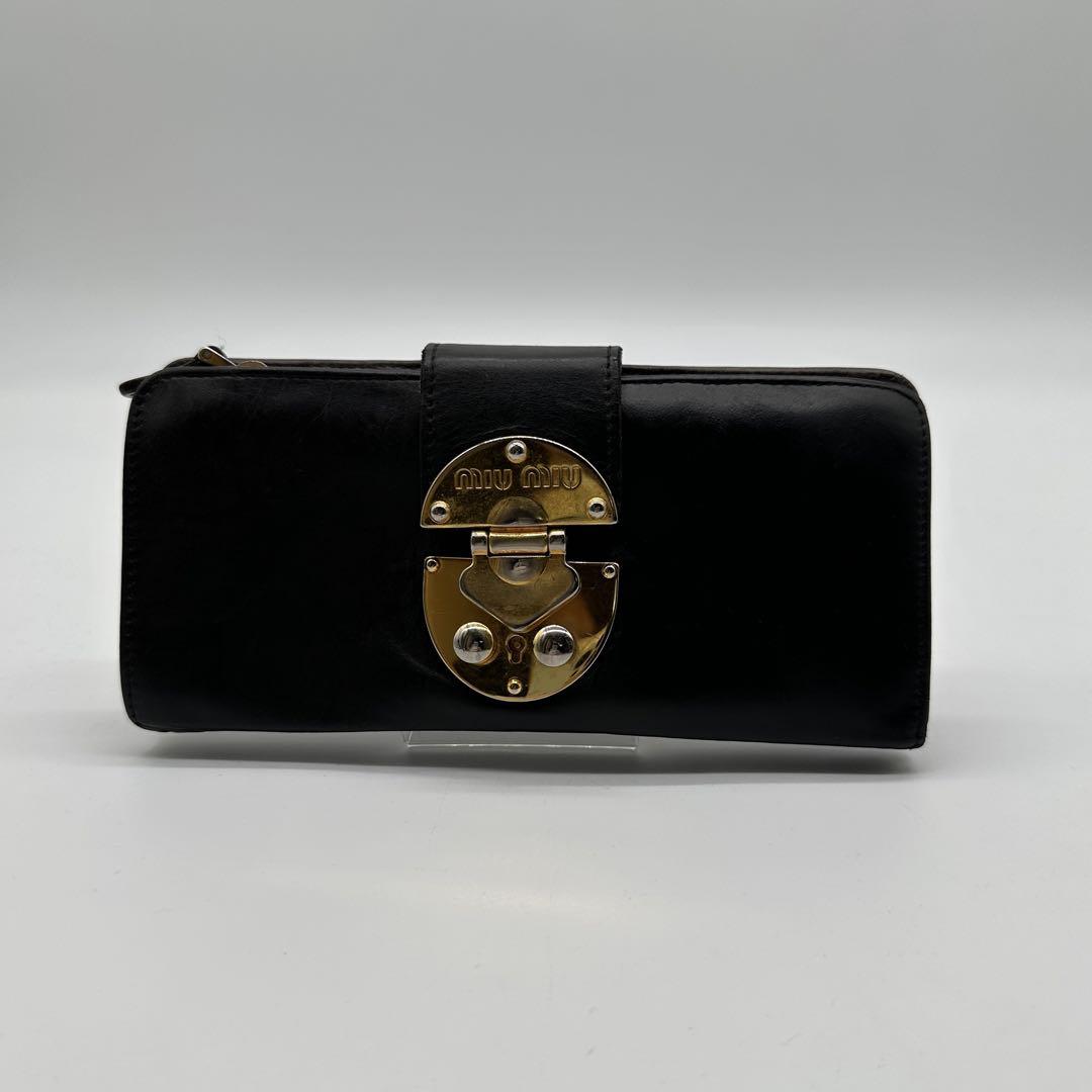 楽天市場】ミュウミュウ MIU MIU マテラッセレザー 財布