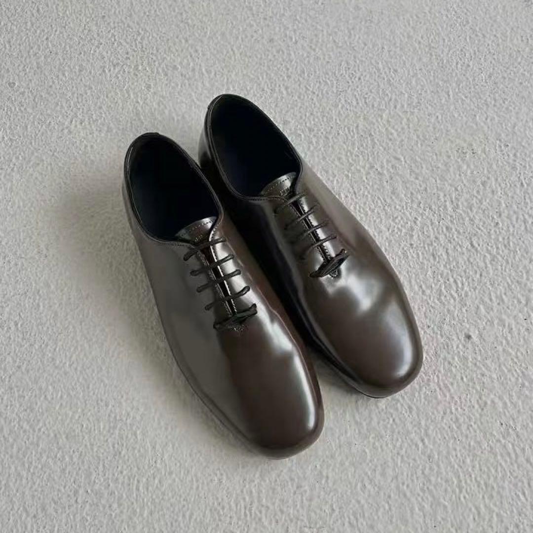 オーバル　レザーローファー