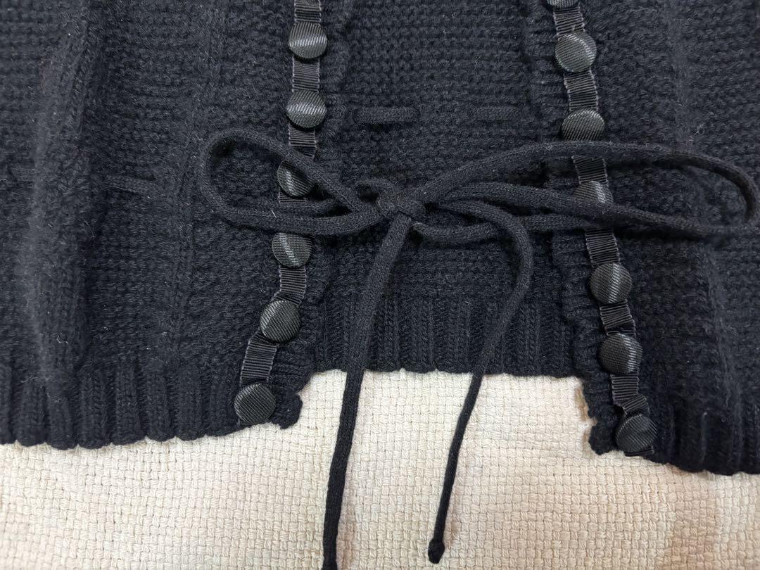 Chloé 黒 ニットベスト T XS