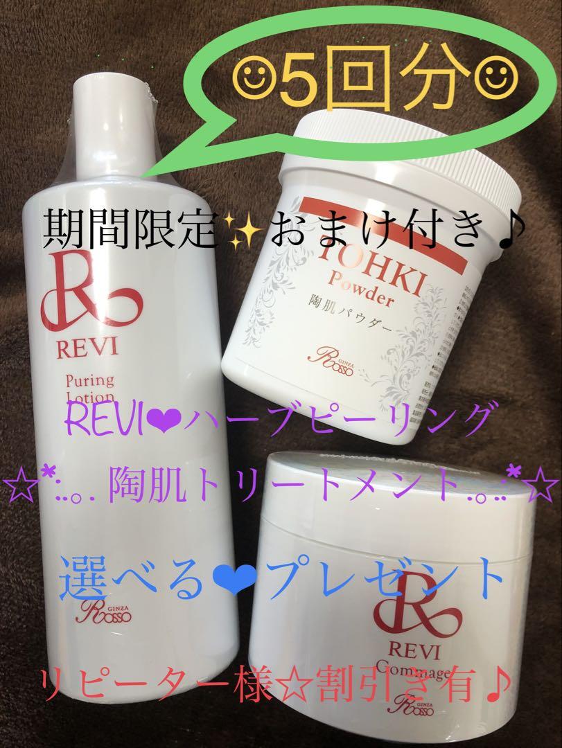 正規品　REVI 陶肌トリートメントセット　未開封品 REVI 陶肌トリートメント（陶肌パウダー＆ピュアリング