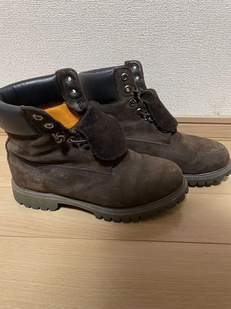 Timberland ブラウン ハイカットブーツ
