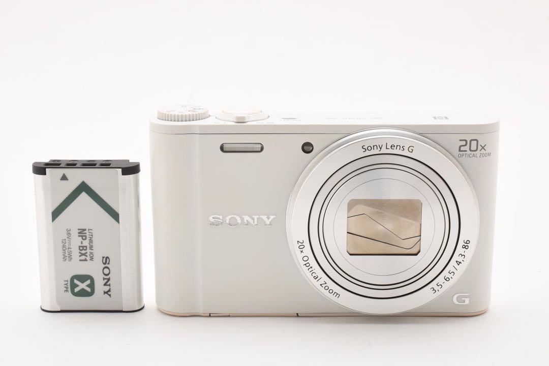 ソニー SONY Cyber-shot DSC-WX350 Wi-Fi ホワイト - メルカリ