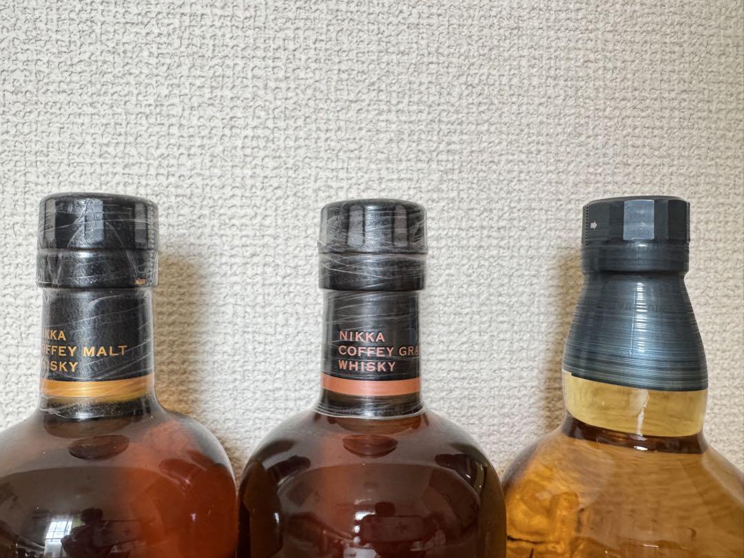 ニッカ カフェグレーン カフェモルト 知多 700ml 3本セット 飲み比べ ニッカ カフェグレーン カフェモルト 知多 700ml 3本セット 飲み