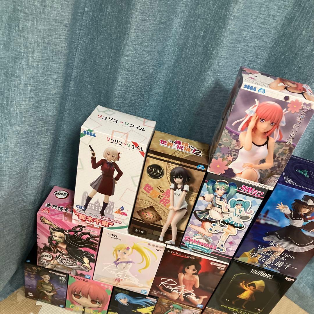 コミック/アニメ プライズフィギュアセット☆初音ミク リゼロ リコリス