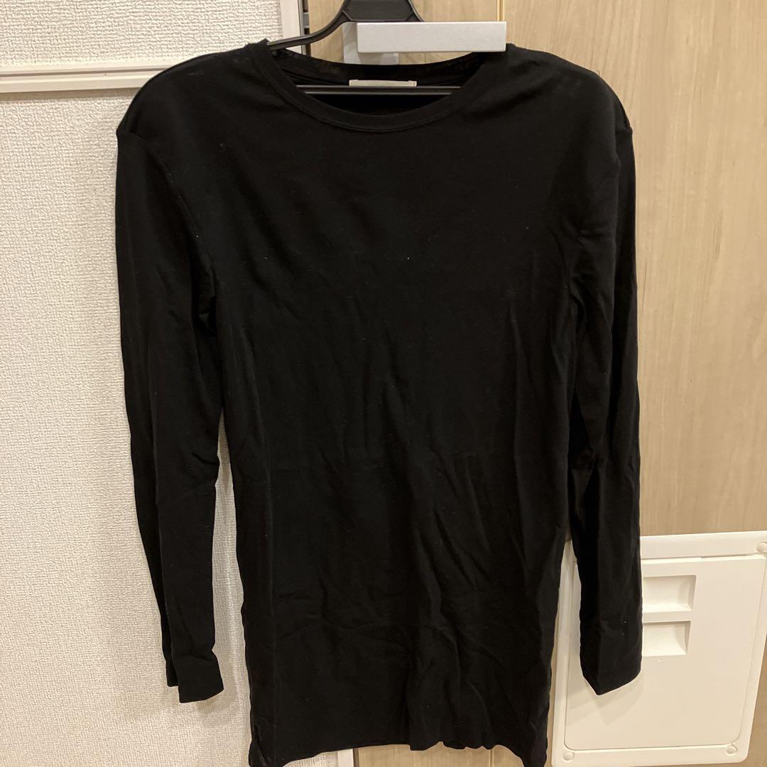 ブラックSQUARE SHOULDER Tシャツ