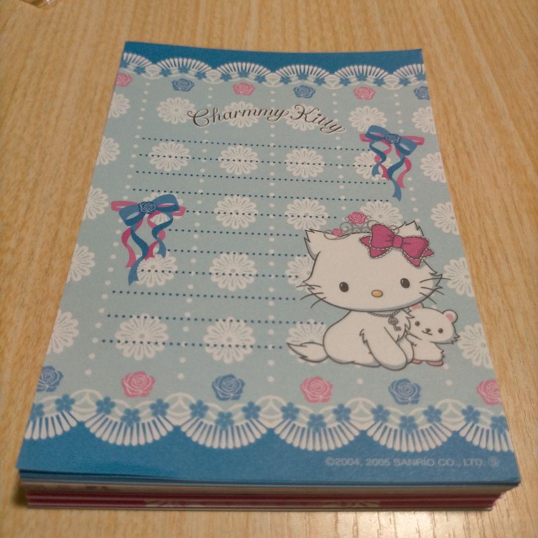 2005年　レア　 チャーミーキティ　メモ　ピンク　花　リボン　ブルー　水色 m41050602406_1.jpg?1728358544