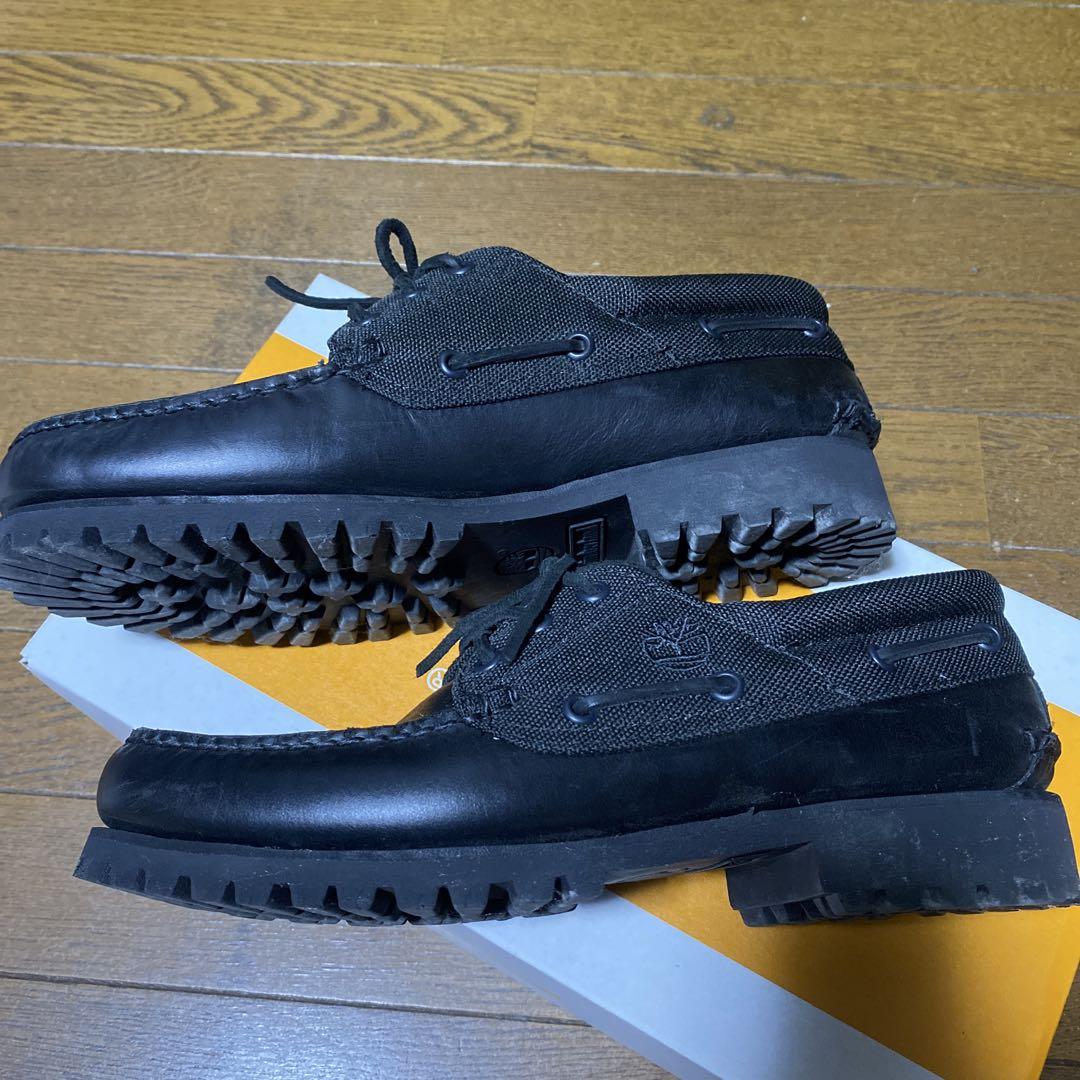 Timberland ティンバーランド スリーアイ 26cm ブラック - メルカリ