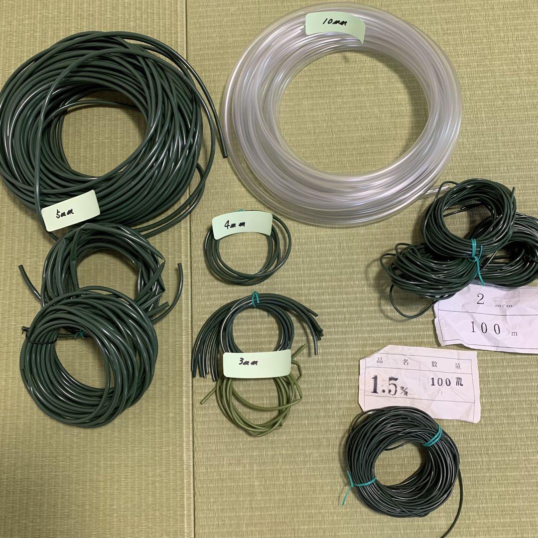 アートフラワー材料　チューブ　1.5. 2. 3. 4. 5. 10mm