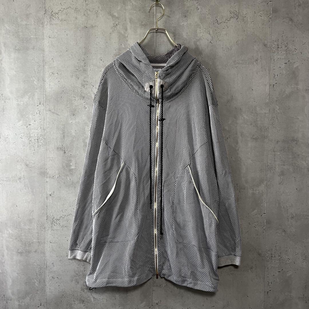 ハトラ　hatra メッシュパーカー　ユニセックス　オーバーサイズ　15SS