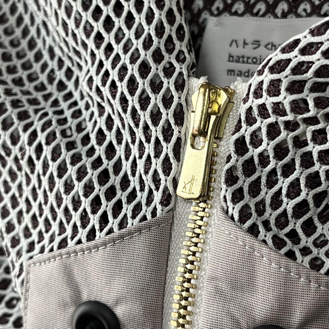 ハトラ　hatra メッシュパーカー　ユニセックス　オーバーサイズ　15SS