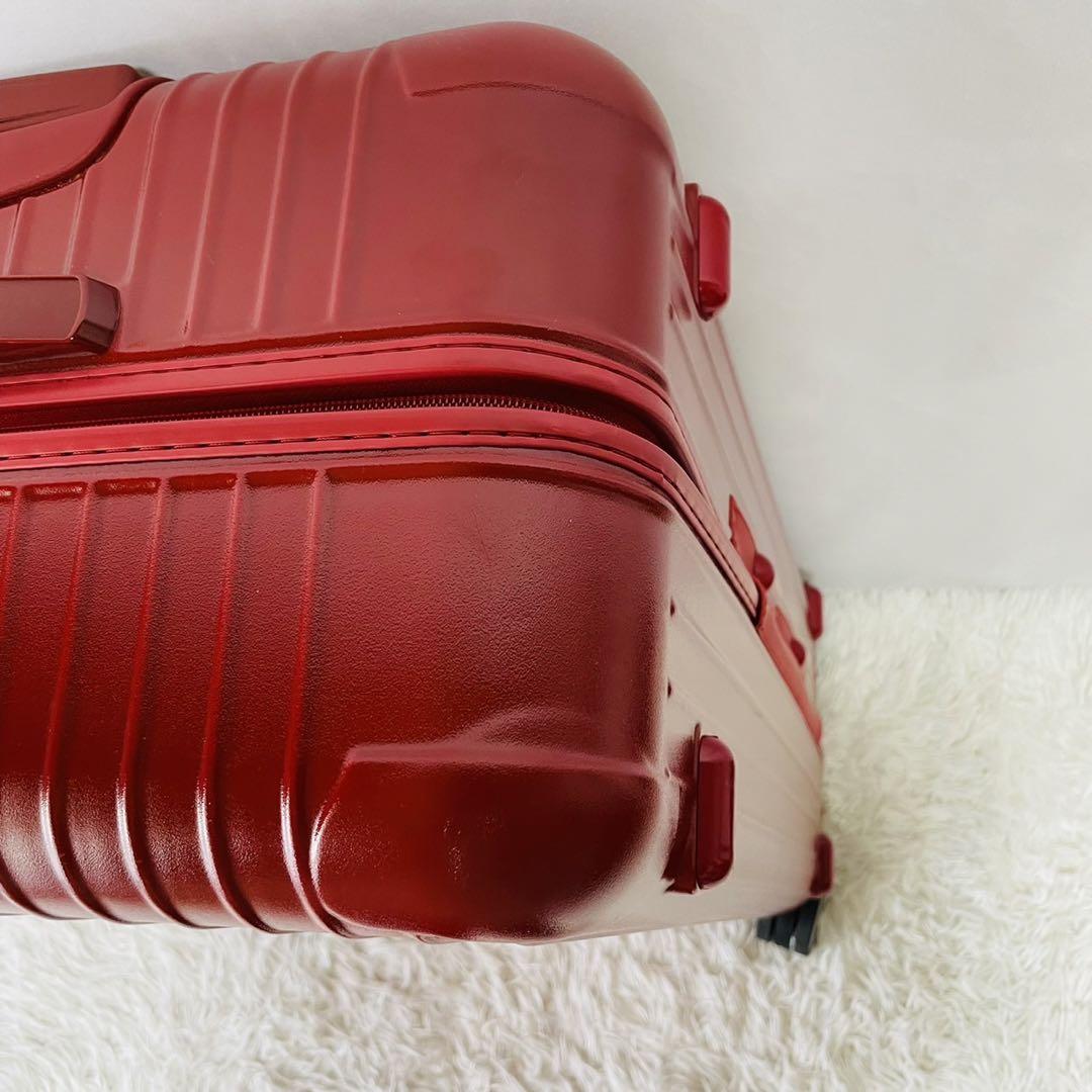 極美品　リモワ　サルサ　104L 4輪　レッド　キャリーケース　最大容量　TSA