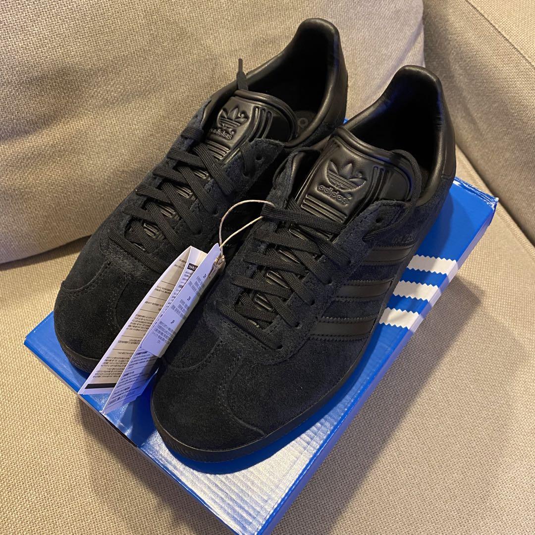 大好き 新品/希少】アディダス GAZELLE トリプルブラック 24.5 タグ付き 靴